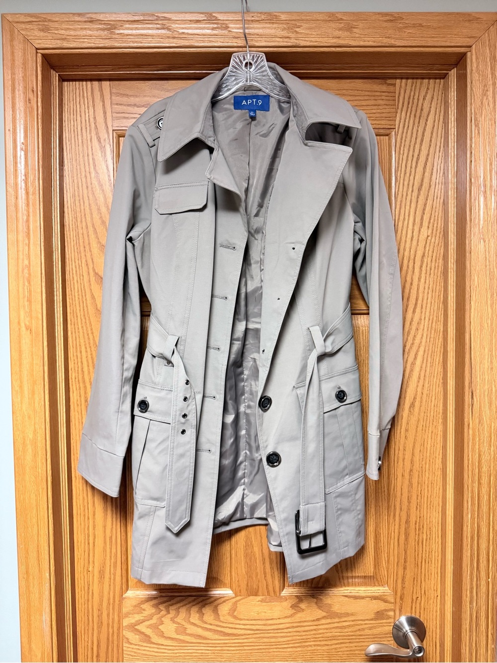 Apt. 9 Taupe Inner Lining Jacket with Royal Blue Label